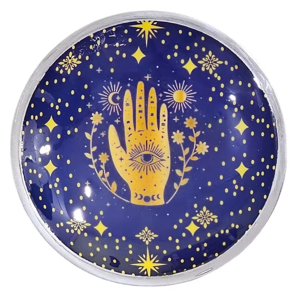 Offering Plate - Hamsa Midnight Blue