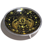 Offering Plate - Gold Goddess on Black
