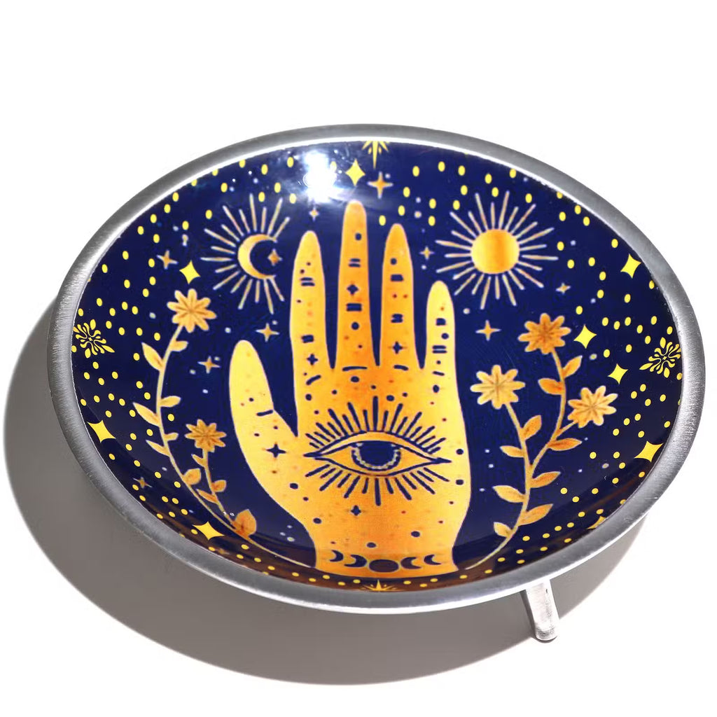 Offering Plate - Hamsa Midnight Blue