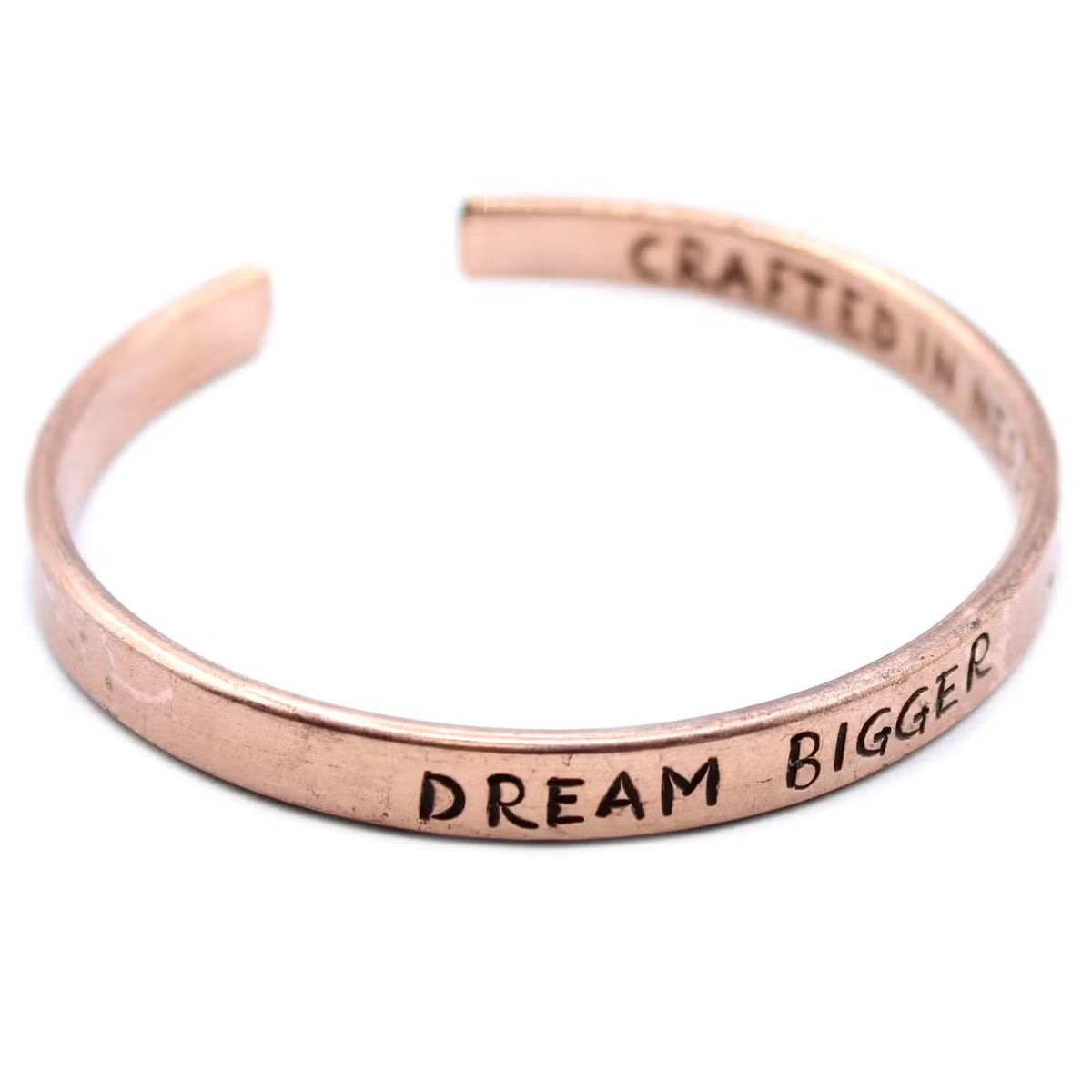 Inspiration Bracelet - Solid Copper