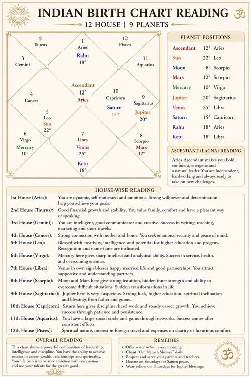 Birth Chart Reading