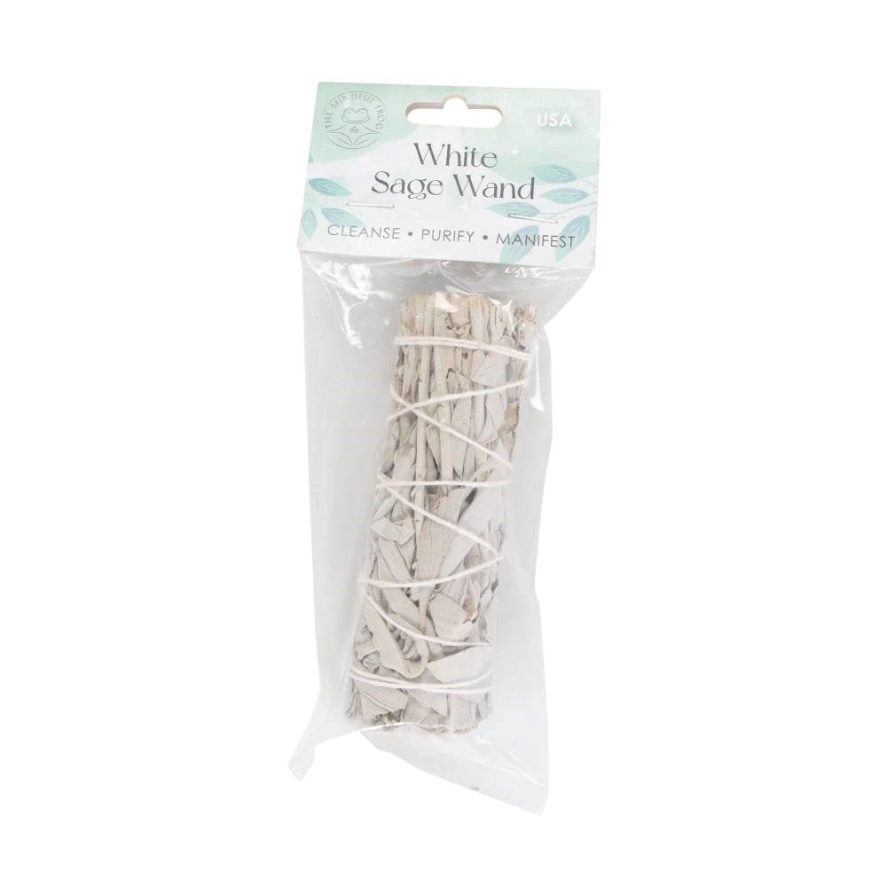 Small White Sage Smudge Stick Wand
