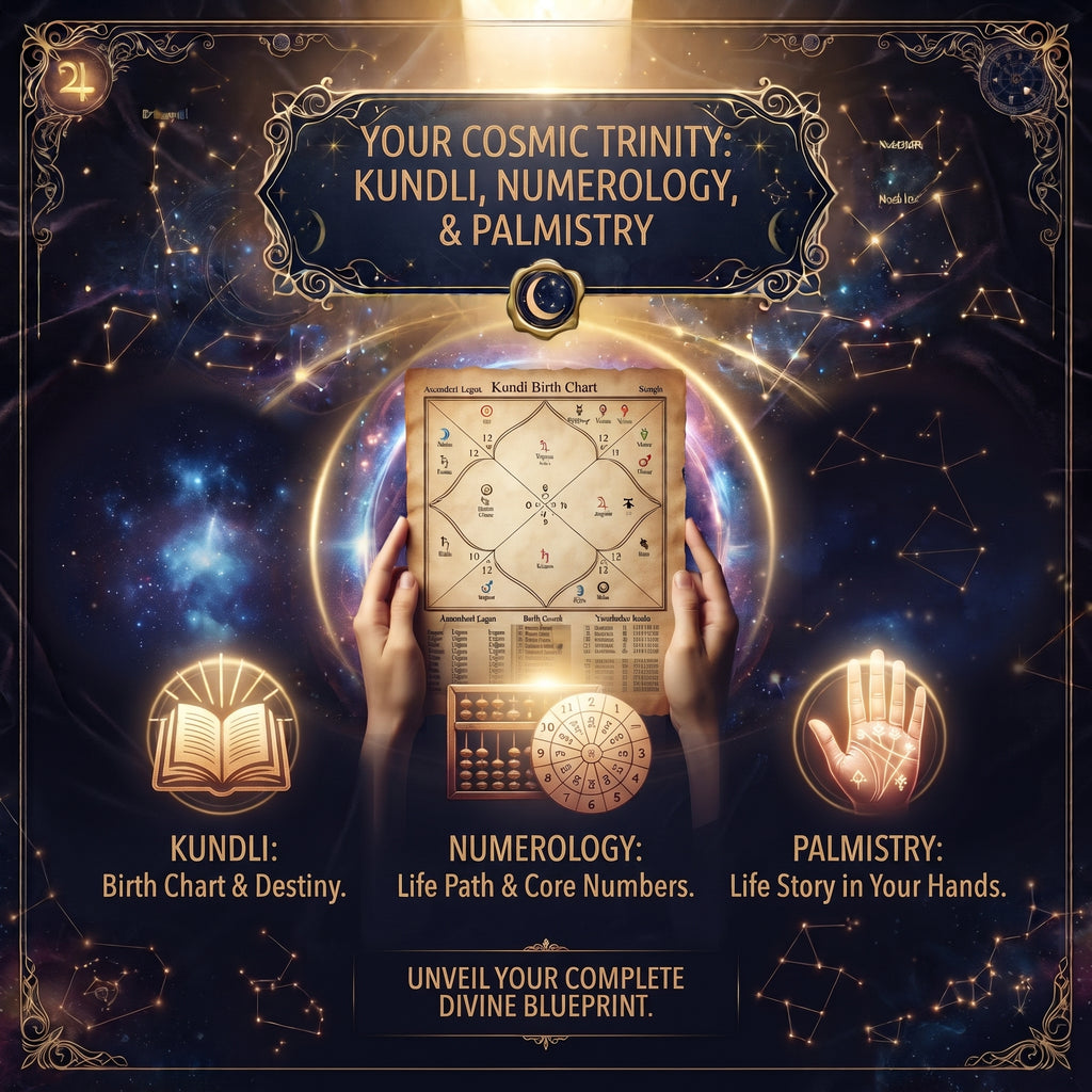 The Complete Self-Discovery Package: Birth Chart, Numerology & Palm Reading