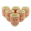 6x Herbal Tea Cup - Amber