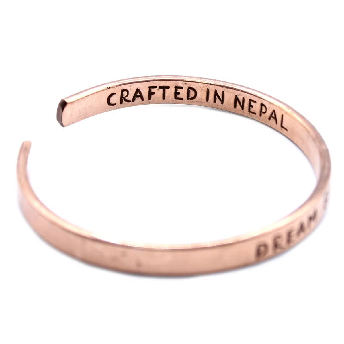 Inspiration Bracelet - Solid Copper