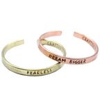 Inspiration Bracelet - Solid Copper