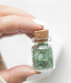 Jar of Luck Aventurine Crystal in A Matchbox
