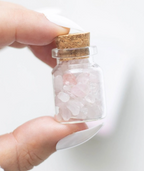 Jar of Love Rose Quartz Crystal in A Matchbox