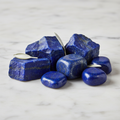 Lapis Lazuli raw and tumblestone crystals