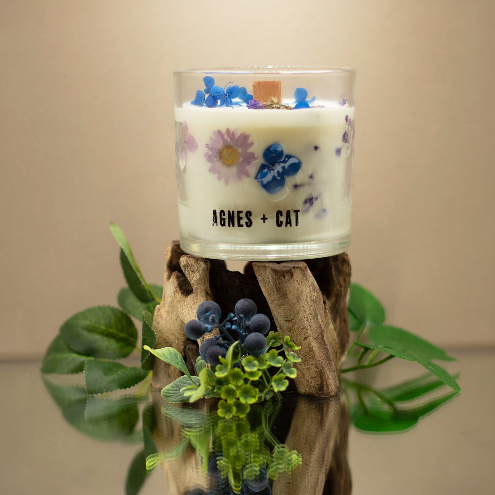 Agnes + Cat Extra Large Crackle Soy Candle - Moorland