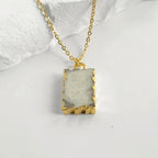 Raw Moonstone Necklace