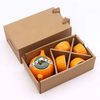 Herbal Orange Teapot Set