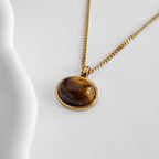 Dainty Tigers Eye Necklace