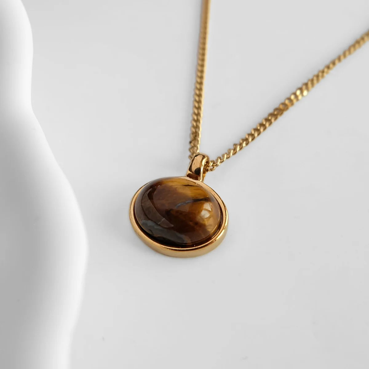 Dainty Tigers Eye Necklace