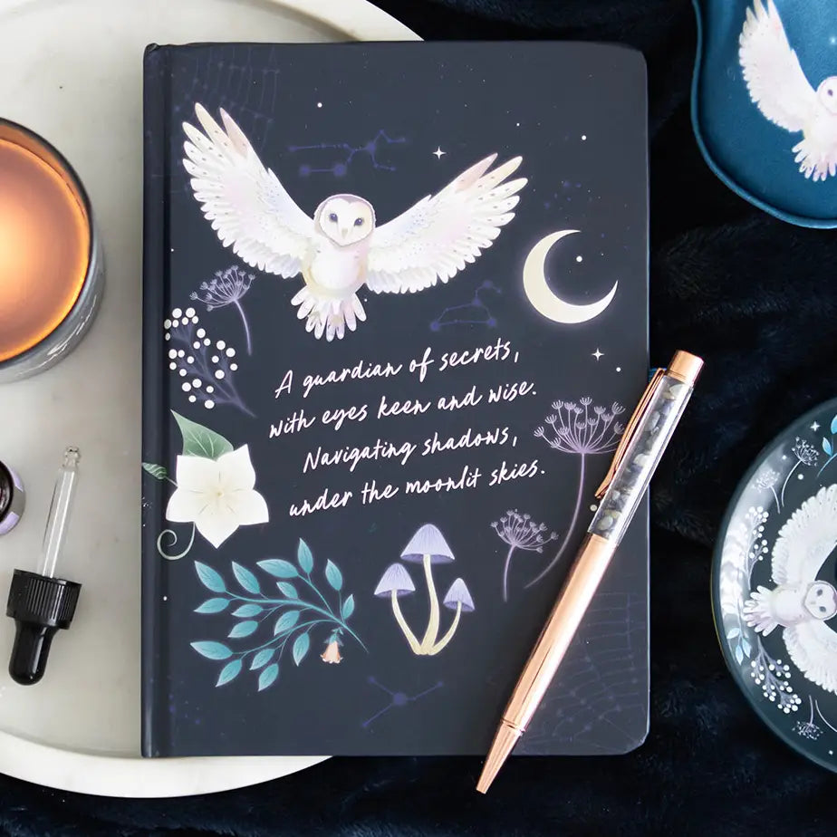Night Owl Journal with Sodalite Pen